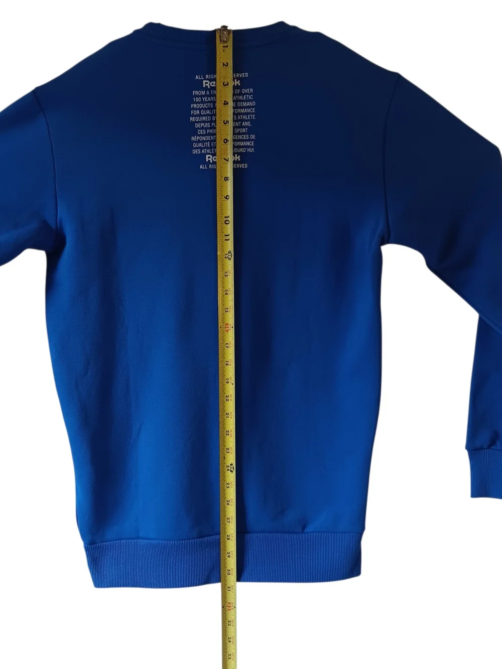 Reebok Classic men's blue long-sleeve crewneck sweatshirt size M